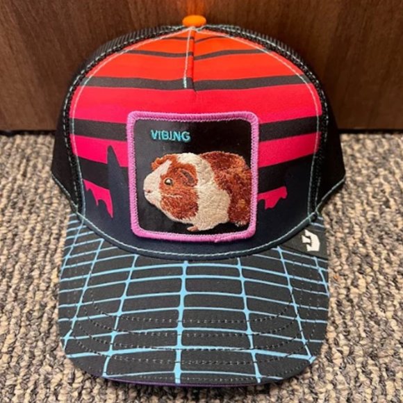 Goorin Bros Animal Farm Trucker Hat VIBES.EXE⁠ Vibing Guinea Pig Hamster Rare